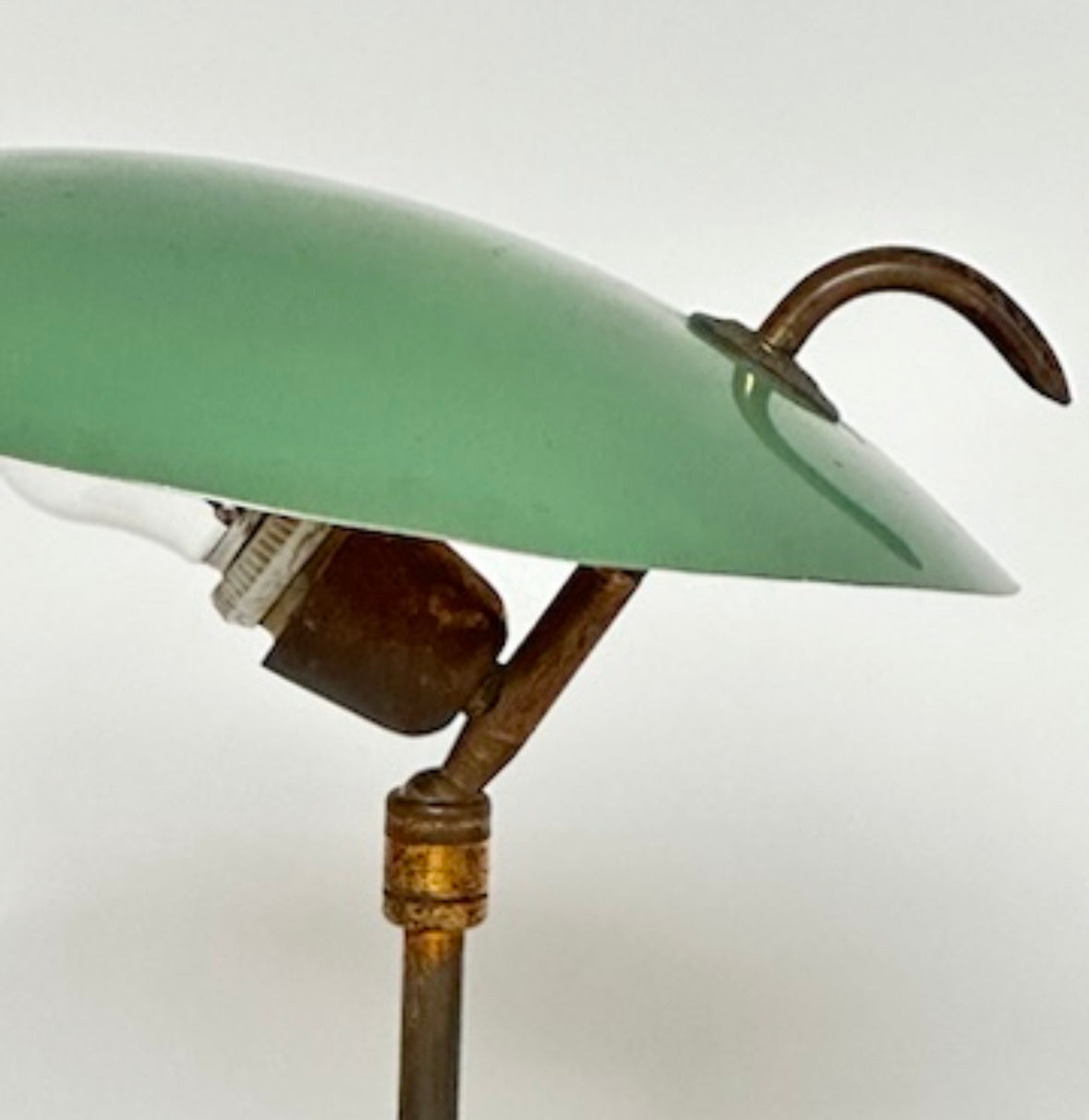 Green & Red Oscar Desk Lamp by Oscar Torlasco - Italy 1950s