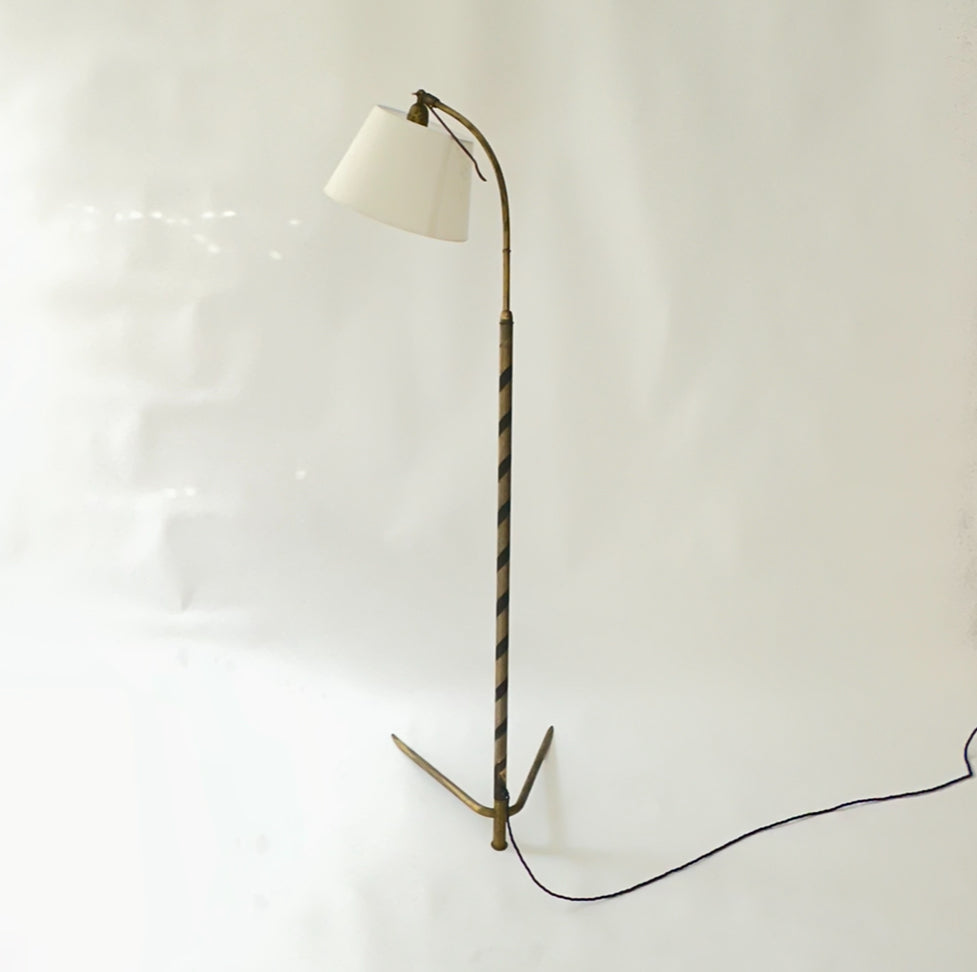 Brass Telescopic Floor Lamp - Italy 50s