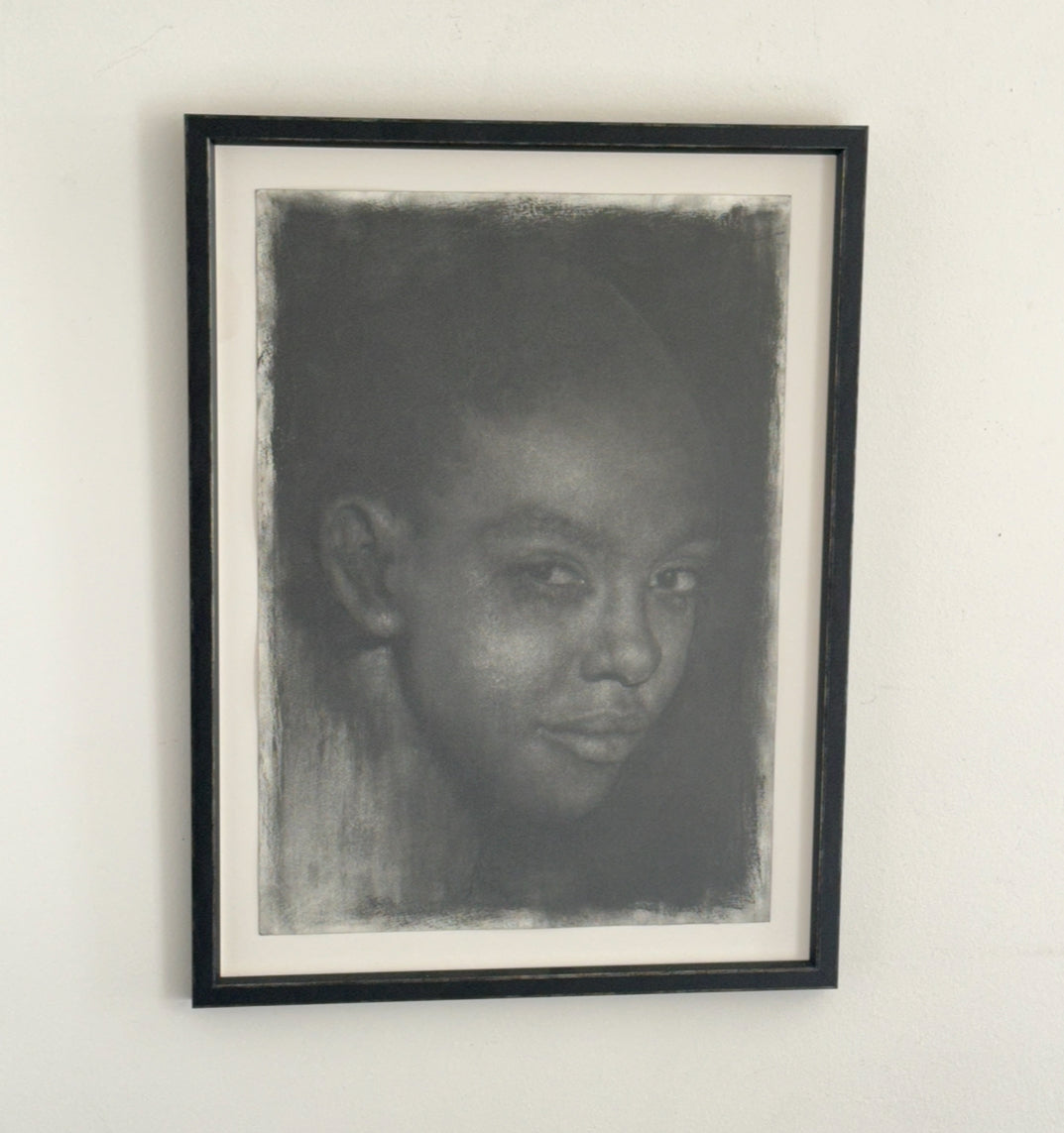 Charcoal Portrait - Caroline Burraway