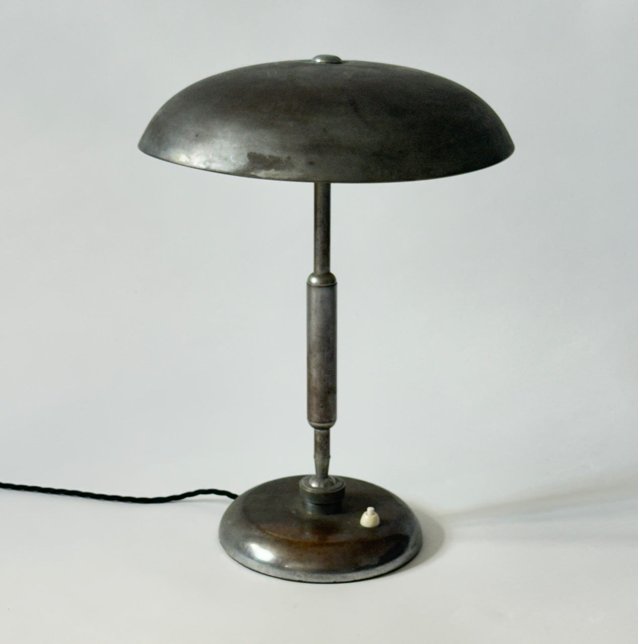 Silver 50s Italian Desk Lamp - Oscar Torlasco for Lumi