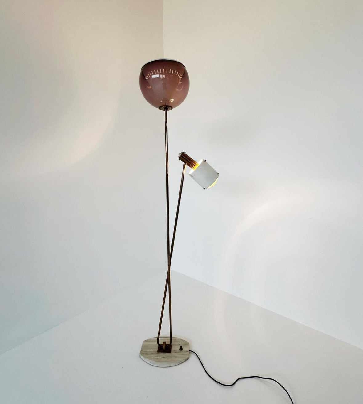 Floor Lamp by Charles F. Joosten for Lamter - Italy 60s