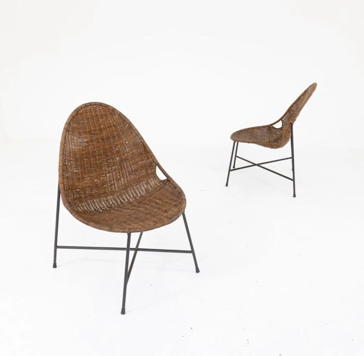 Pair Ratan Chairs Campo & Graffi