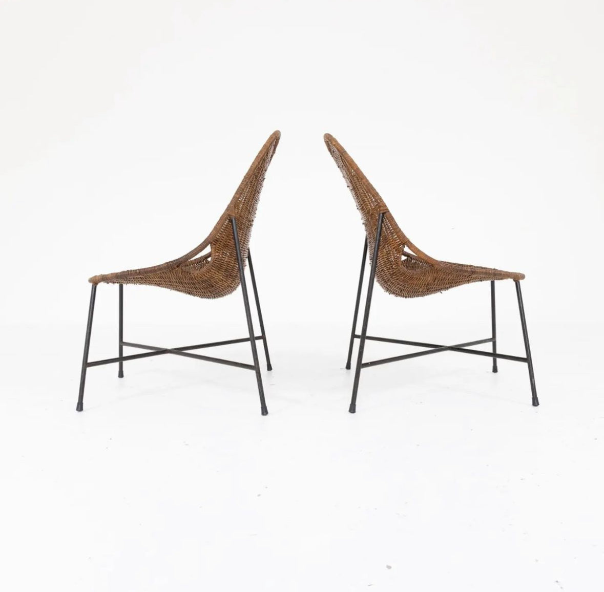 Pair Ratan Chairs Campo & Graffi